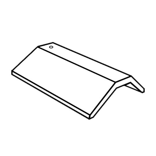 Newpoint Saxony 900 Slate 3-Sided Ridge Tile — MNR3SRW