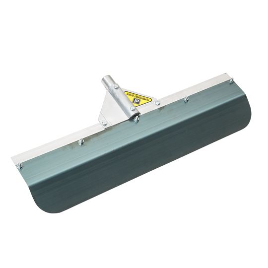 Seymour Midwest 24" x 5" Rounded Corner Flexible Blade Smoother with Threaded Handle Adapter