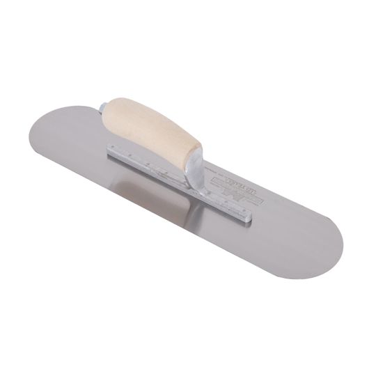 Marshalltown 16" x 4" Stainless Steel Exposed Rivet Pool Trowel