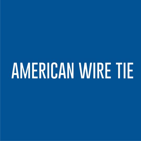 American Wire Tie 4" Double Loop Wire Ties - Bundle of 5,000