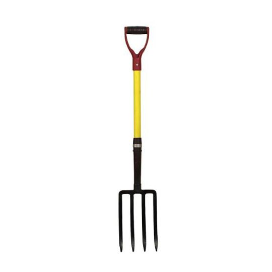 AJC Tools & Equipment 29" Spading Fork with Wood D-Handle
