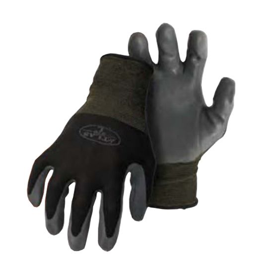 Boss Manufacturing Atlas Fit Nylon Knit Nitrile Palm Gloves - Size Large