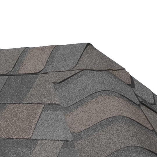 CertainTeed Roofing 12" x 36" Shadow Ridge Ar Hip & Ridge Accessory Shingles (English) — Hip & Ridge Shingles — CTRFRSRSOLARWW