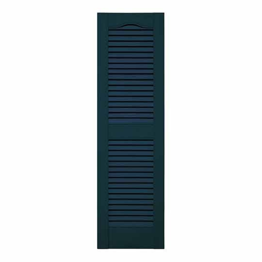 Mid-America Standard Cathedral Top Open Louver Shutter — MABLSMBL67