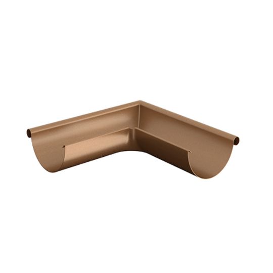 Nordic Steel Gutters 6" 90° Steel Half Round Outside Miter — NODMOUT690778CM