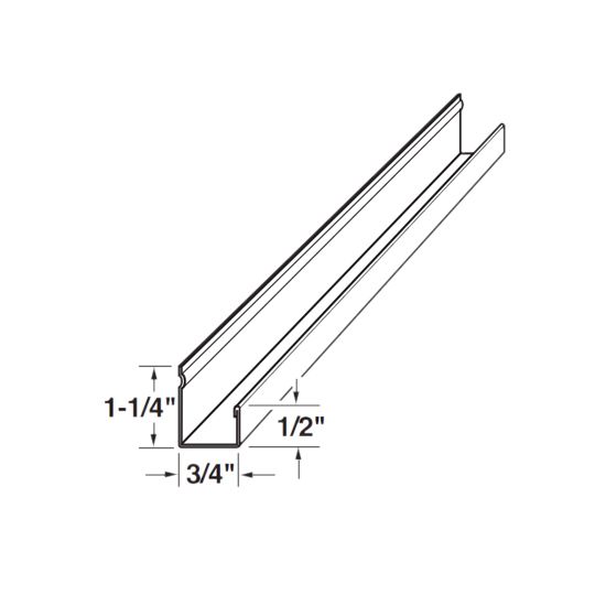 Ply Gem 3/4" x 12' Steel J-Channel — PLG34JS22