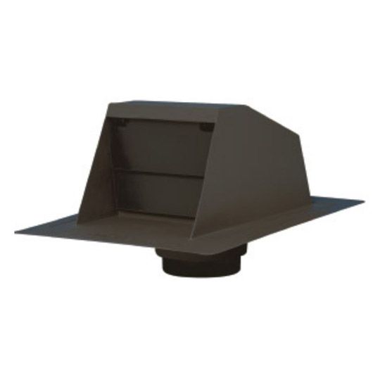 Duraflo Rangehood Exhaust Vent & Attached Collar — Ventilation and Drainage — DUF6020BR