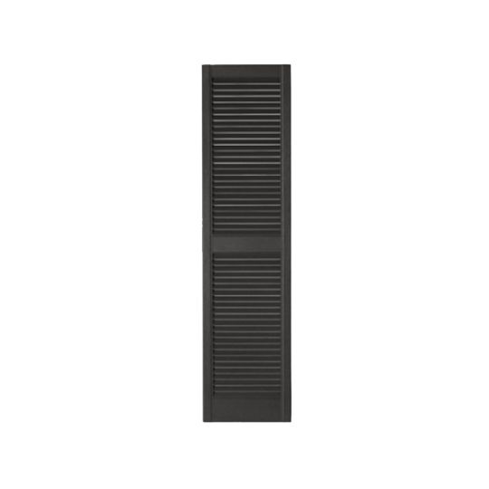 Mastic 15" x 75" Standard Open Louvered Shutters - Regular Style — ACOVINLV1575PE