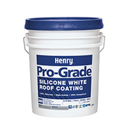 Henry Company 988 Pro-Grade Silicone Roof Coating Elite - 5 Gallon Pail — AARPG988WHS0735G