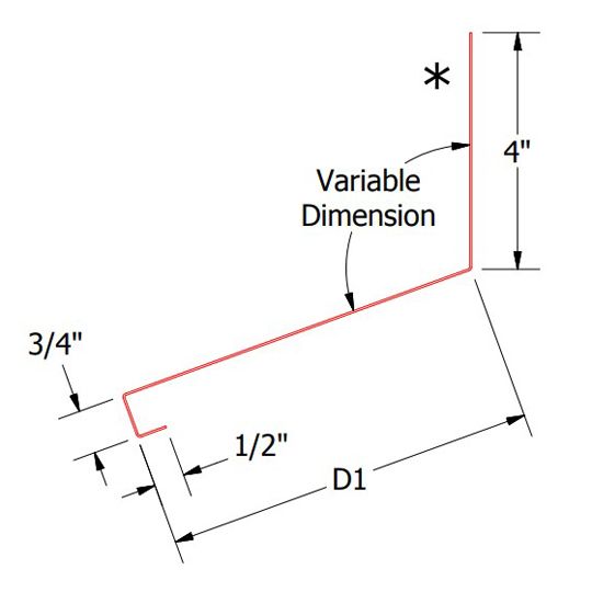 ATAS International 12' Vented Headwall Trim