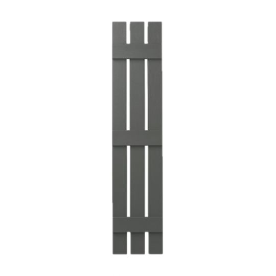 Mastic 12" x 35" Board & Batten Standard 3-Board Shutters - Open Style — ACOVIN3O123516
