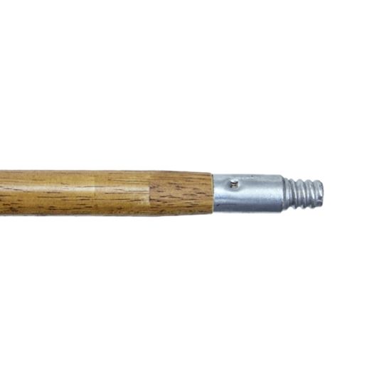 The Brush Man 60" x 1-1/8" Wood Handle with Metal Thread — TBMHD60MT