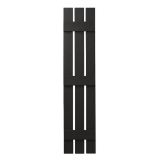 Mastic 12" x 63" Board & Batten Standard 3-Board Shutters - Open Style — ACOVIN3O1263PE