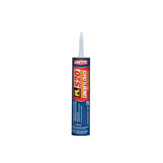 Loctite Pl S20 Polyurethane Self-Leveling Concrete Crack Masonry Sealant - 10 Fl. Oz. Paper Cartridge