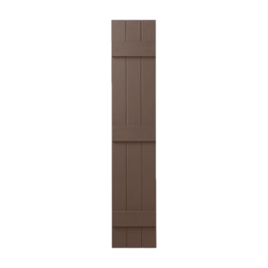 Mastic 11" x 47" Board & Batten Standard 3-Board Shutters - Closed Style — ACOVIN3C1147SL