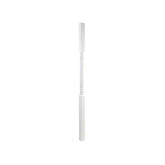 AFCO Industries 38" White Post with Trim & Anchor