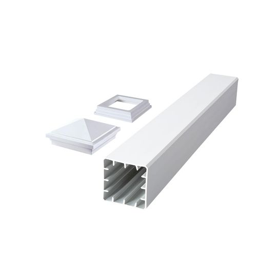 Fiberon 45" Symmetry Post Sleeve Kit — FIDSPSK45TWH