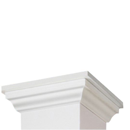 CertainTeed Siding 8" x 8" x 9' Restoration Millwork Column Wrap with Classic Cap/Base Trim Set - Smooth