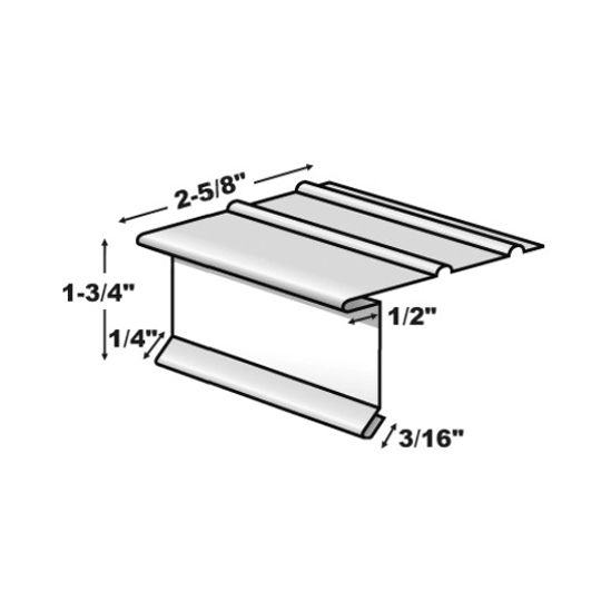TRI-BUILT Premium Odlr Drip Edge — Flashings — TRIODLRBKTB