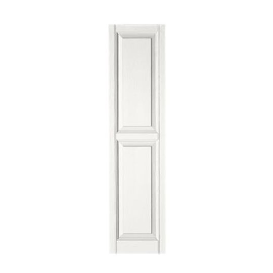Variform By PlyGem 15" x 75" Standard Raised Panel Shutter — VARVINRP157511