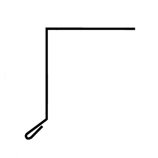 Metal Sales 10' 6" Rake Trim — MTS5132BS