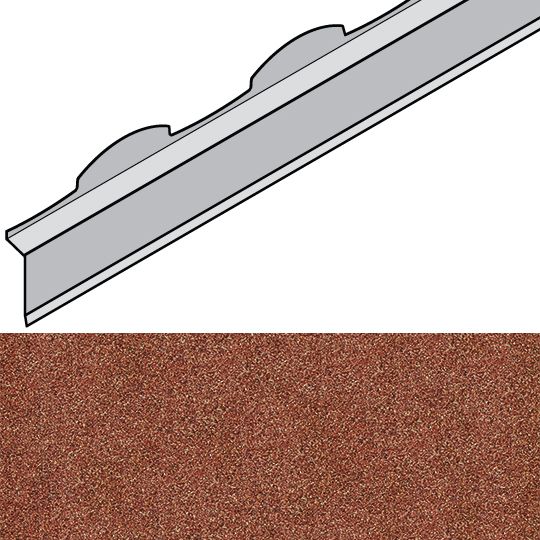 Unified Steel 3-3/4" x 79" Barrel-Vault Birdstop — BORBS37579SF
