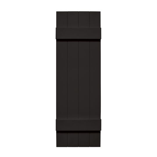 TRI-BUILT Standard Board-N-Batten 4-Board Joined Shutters (Pair) — TRI031439002