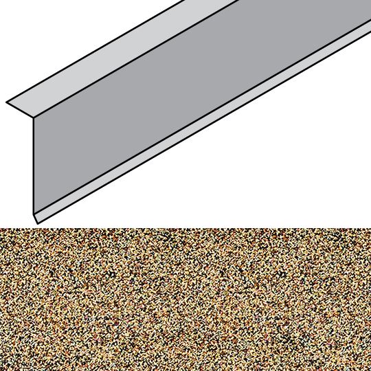 Unified Steel 3-1/2" x 79" Fascia — Metal Roofing — BORF31279CB