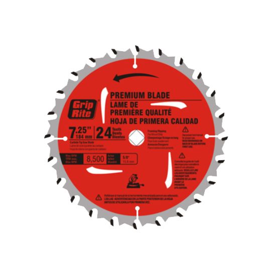 PrimeSource 7-1/4" 24-Tooth Saw Blade