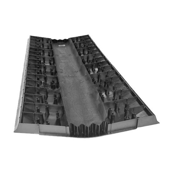 Lomanco 4' OmniRidge Shingle Over Ridge Vent with Screen