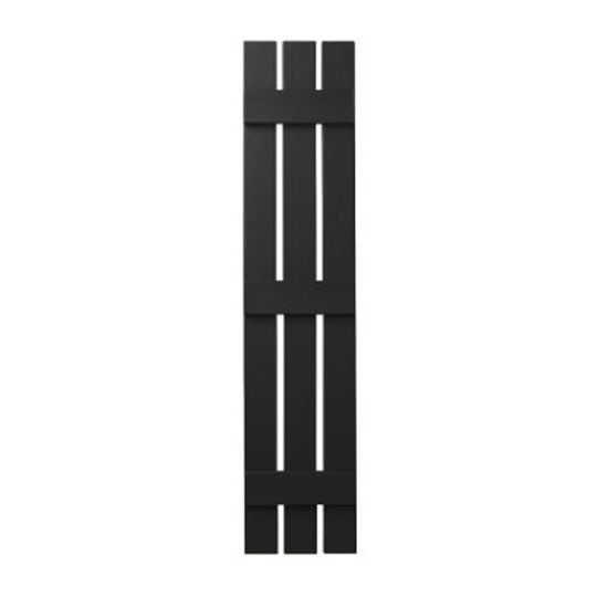 Mastic 12" x 47" Board & Batten Standard 3-Board Shutters - Open Style — ACOVIN3O1247PE