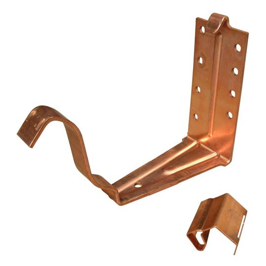 Berger Building Products 6" 40K Copper Fascia Hanger with Snap Strap
