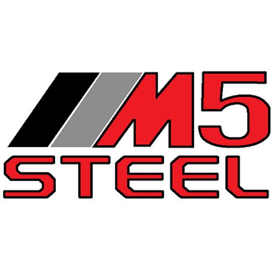M5 Steel 3" x 4" Bonderized Steel 45° Rectangular A-Elbow