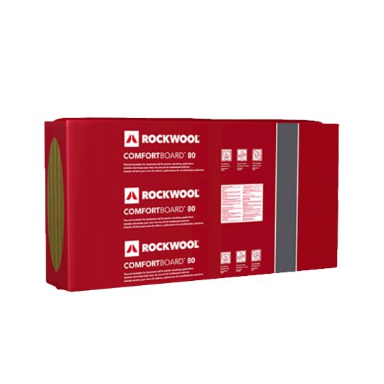 Rockwool 1-1/2" x 2' x 4' Comfortboard 80 - Bundle of 6