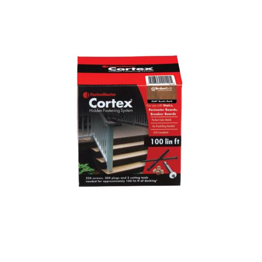 Fiberon Cortex Hidden Fasteners - 100 Lin. Ft. Box — FIDCHF100LFCO