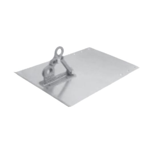 Berger Building Products #122 x 10" x 16" Mullane Fitrite Protector Bronze Fence Bracket for 2 Pipes