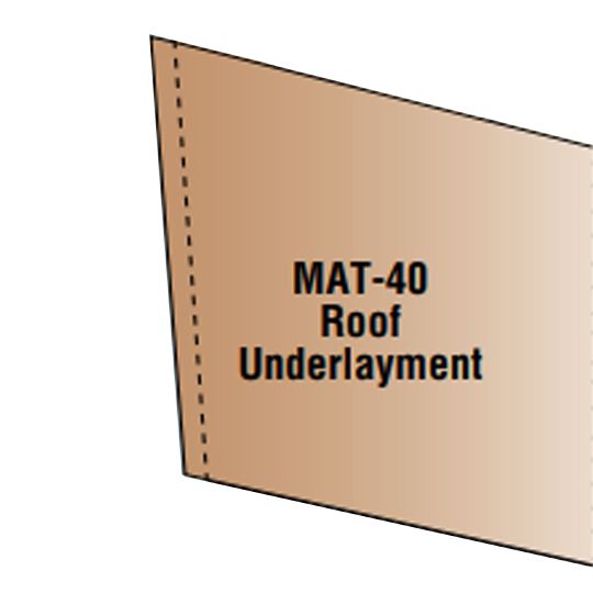 Bi-Tec MAT-40 Underlayment Sa - 2 Sq. Roll