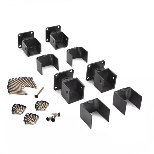 Trex Select Aluminum Railing Horizontal Swivel Bracket - Pack of 4 — TRXSHSBABK