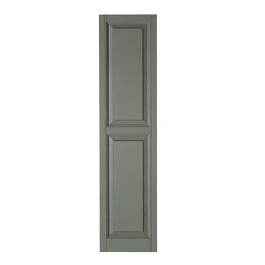 Mastic 15" x 67" Standard Raised Panel Shutters - Cottage Style — ACOVINRP1567C93