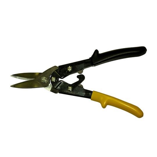 Everhard 10-1/2" Klenk Aviation Snip 1-1/2" Straight Cut/Slight Curves with Built-In Wire Cutter