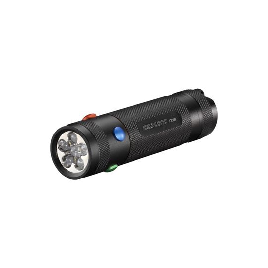 Coast TX10 1.5-Volt Quad Color LED Flashlight