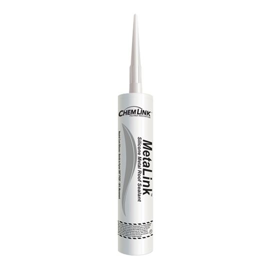 Chem Link MetaLink Silicone Metal Roof Sealant - 10.1 Oz. Cartridge — CHLMLWHT