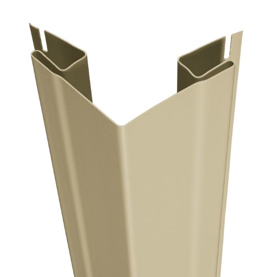 CertainTeed Siding 3/4" x 12' Outside Cornerpost with 3-1/3" Face - Woodgrain Finish — CEROSCP34WG12SVW