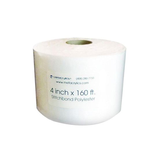 Metacrylics 4" x 160' Stitchbonded Polyester Roofing Fabric