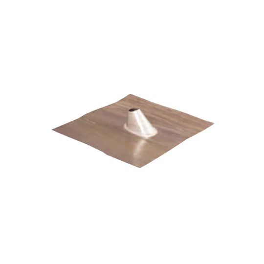 FlashCo 1" Plumbers Flashing with Galvanized Cone & 22" x 21" Large Base