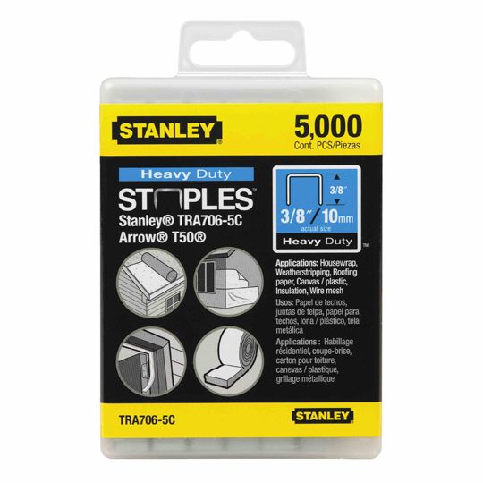 Bostitch 3/8" Heavy-Duty Staples - Package of 5,000