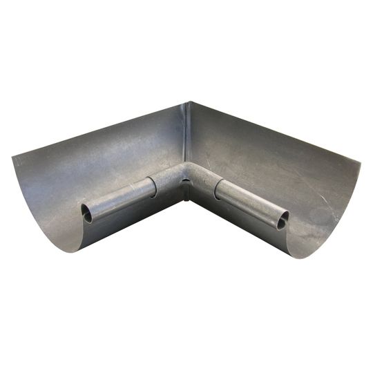 Berger Building Products 26 Gauge 6" Half Round Inside Paint Grip Steel 90° Miter