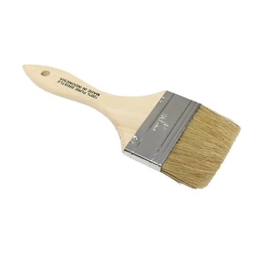 The Brush Man 3" Paint/Chip Brush with White China Bristle — TBMPB3