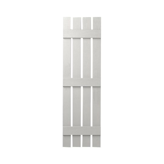 Mastic 16" x 67" Board & Batten Standard 4-Board Shutters - Open Style — ACOVIN4O166711