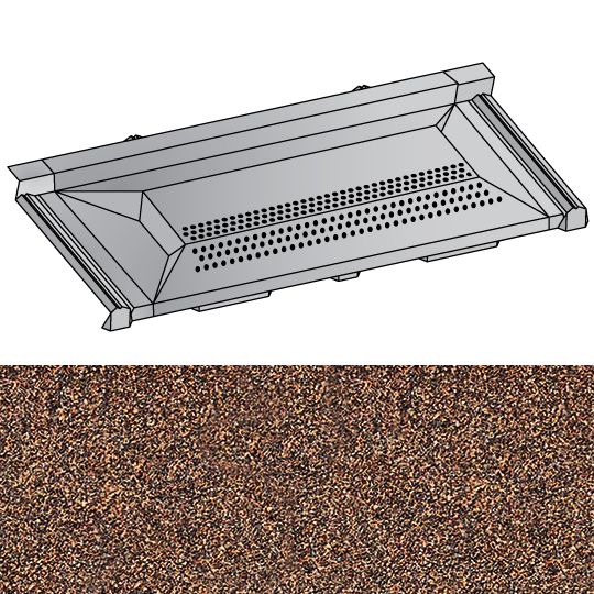 Unified Steel EZ-Vent Pine-Crest Shake — Metal Roofing — BOREZVPCBC
